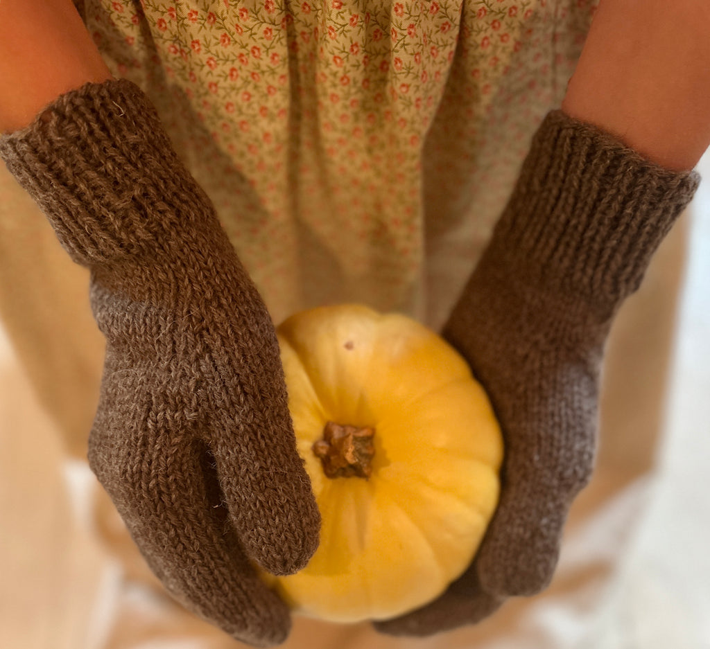 Hand-knitted Mittens
